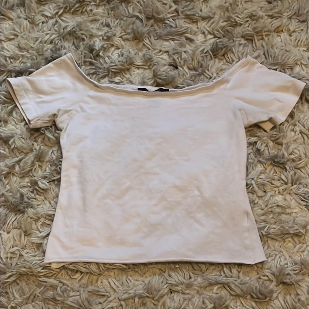 White off the shoulder tops